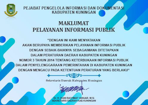 MAKLUMAT PELAYAN INFORMASI PUBLIK